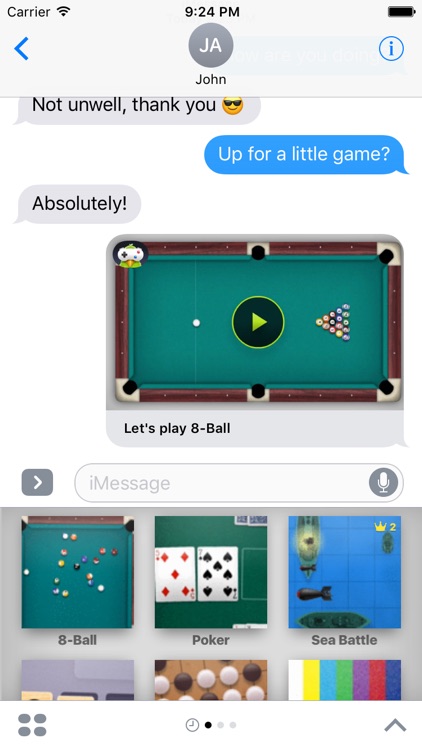 How to play poker on imessage
